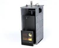 печь для бани изистим геленджик premium в 3-х ст.кож. талькохл-т закрыт.верх подкл.справа aisi 321